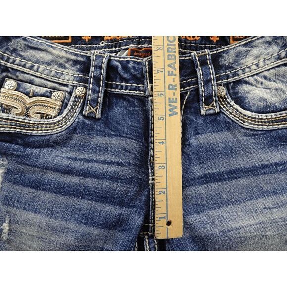 Rock Revival Freesia Skinny Women Distressed Jean Size 26 - Picture 10 of 11